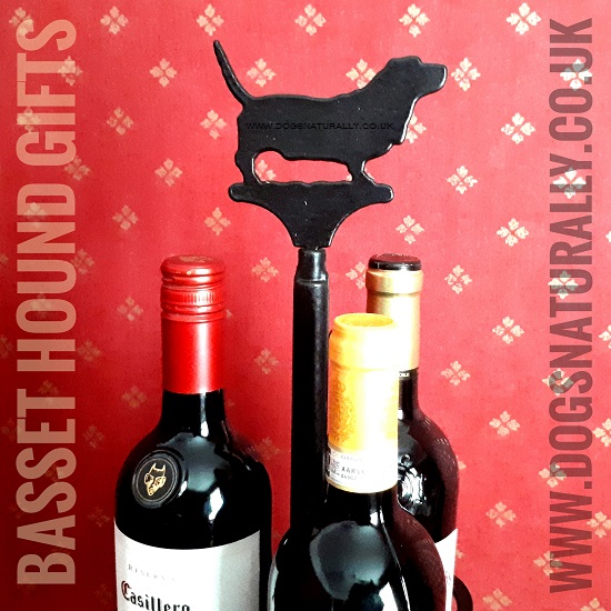Basset Hound Revolving Wine Stand